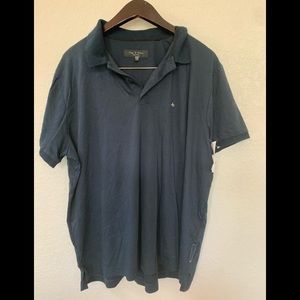 Rag & Bone blue Men’s polo shirt size XXL
